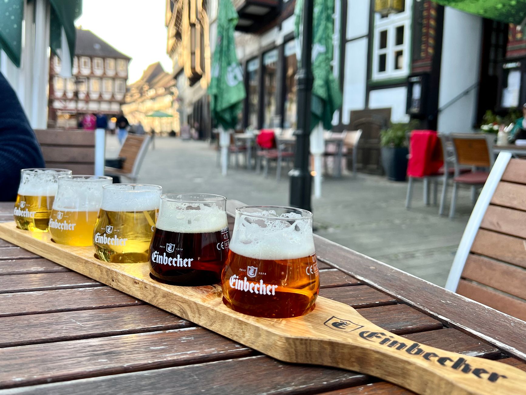 The river patio, open in season